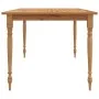 Mesa Batavia madera maciza de teca 150x90x75 cm de vidaXL, Mesas de jardín - Ref: Foro24-319165, Precio: 230,66 €, Descuento: %