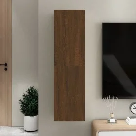 Wand-TV-Möbel in brauner Eiche Farbe 30,5x30x110 cm von vidaXL, TV-Möbel - Ref: Foro24-826680, Preis: 49,72 €, Rabatt: %