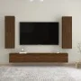 Mueble para TV de pared color roble marrón 30,5x30x110 cm de vidaXL, Muebles TV - Ref: Foro24-826680, Precio: 49,72 €, Descue...
