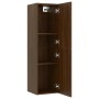 Wand-TV-Möbel in brauner Eiche Farbe 30,5x30x110 cm von vidaXL, TV-Möbel - Ref: Foro24-826680, Preis: 50,53 €, Rabatt: %
