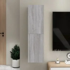 TV-Wandschrank in Sonoma-Grau, 30,5 x 30 x 110 cm von vidaXL, TV-Möbel - Ref: Foro24-826678, Preis: 49,85 €, Rabatt: %