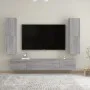 Sonoma gray wall-mounted TV cabinet 30.5x30x110 cm by vidaXL, TV Furniture - Ref: Foro24-826678, Price: 49,85 €, Discount: %