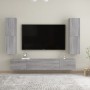 TV-Wandschrank in Sonoma-Grau, 30,5 x 30 x 110 cm von vidaXL, TV-Möbel - Ref: Foro24-826678, Preis: 47,96 €, Rabatt: %