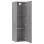 TV-Wandschrank in Sonoma-Grau, 30,5 x 30 x 110 cm von vidaXL, TV-Möbel - Ref: Foro24-826678, Preis: 47,96 €, Rabatt: %
