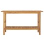 Solid teak wood bathroom cabinet 132x45x75 cm by vidaXL, bathroom vanities - Ref: Foro24-318482, Price: 209,03 €, Discount: %