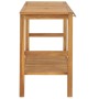 Solid teak wood bathroom cabinet 132x45x75 cm by vidaXL, bathroom vanities - Ref: Foro24-318482, Price: 209,03 €, Discount: %