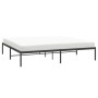 Estructura de cama de metal negro 183x213 cm de vidaXL, Camas y somieres - Ref: Foro24-350851, Precio: 101,72 €