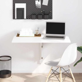 Mesa plegable de pared blanco 100x60 cm