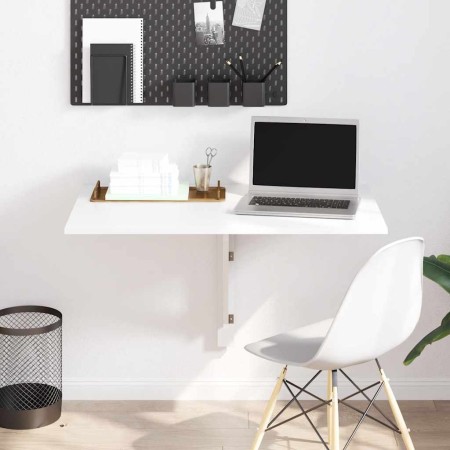 Mesa plegable de pared blanco 100x60 cm