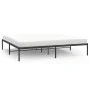 Schwarzer Metallbettrahmen 193x203 cm von vidaXL, Betten und Lattenroste - Ref: Foro24-350852, Preis: 96,55 €, Rabatt: %