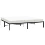 Estructura de cama de metal negro 193x203 cm de vidaXL, Camas y somieres - Ref: Foro24-350852, Precio: 96,45 €, Descuento: %