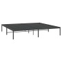Estructura de cama de metal negro 193x203 cm de vidaXL, Camas y somieres - Ref: Foro24-350852, Precio: 96,45 €, Descuento: %