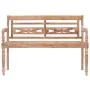 Batavia bench in solid teak wood washed white 120 cm by vidaXL, garden benches - Ref: Foro24-316035, Price: 219,97 €, Discoun...