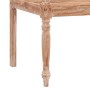 Banco Batavia madera de teca maciza blanco lavado 120 cm de vidaXL, Bancos de jardín - Ref: Foro24-316035, Precio: 198,92 €