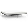 Estructura de cama de metal negro 200x200 cm de vidaXL, Camas y somieres - Ref: Foro24-350853, Precio: 100,47 €, Descuento: %