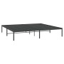 Estructura de cama de metal negro 200x200 cm de vidaXL, Camas y somieres - Ref: Foro24-350853, Precio: 100,47 €, Descuento: %