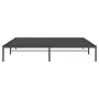 Black metal bed frame 200x200 cm by vidaXL, Beds and slatted bases - Ref: Foro24-350853, Price: 98,97 €, Discount: %