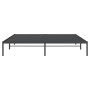Estructura de cama de metal negro 200x200 cm de vidaXL, Camas y somieres - Ref: Foro24-350853, Precio: 100,47 €, Descuento: %