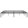 Estructura de cama de metal negro 200x200 cm de vidaXL, Camas y somieres - Ref: Foro24-350853, Precio: 100,47 €, Descuento: %