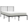 Estructura de cama con cabecero metal negro 120x190 cm de vidaXL, Camas y somieres - Ref: Foro24-350861, Precio: 110,88 €, De...