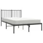 Bettgestell mit schwarzem Metallkopfteil 120x200 cm von vidaXL, Betten und Lattenroste - Ref: Foro24-350862, Preis: 94,99 €, ...