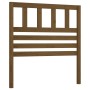 Honey brown solid pine wood bed headboard 106x4x100 cm by vidaXL, Headboards and footboards - Ref: Foro24-814132, Price: 43,3...