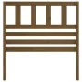 Bettkopfteil aus massivem Kiefernholz in Honigbraun, 106 x 4 x 100 cm von vidaXL, Kopf- und Fußteile - Ref: Foro24-814132, Pr...