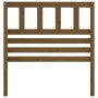 Honey brown solid pine wood bed headboard 106x4x100 cm by vidaXL, Headboards and footboards - Ref: Foro24-814132, Price: 43,3...