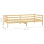 Schlafsofa aus massivem Kiefernholz, 90 x 200 cm von vidaXL, Betten und Lattenroste - Ref: Foro24-806930, Preis: 100,30 €, Ra...