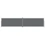 Anthracite retractable side awning 220x1000 cm by vidaXL, Umbrellas - Ref: Foro24-318050, Price: 207,21 €, Discount: %
