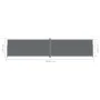 Anthrazit ausziehbare Seitenmarkise 220x1000 cm von vidaXL, Sonnenschirme - Ref: Foro24-318050, Preis: 207,29 €, Rabatt: %