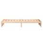 Weißer Massivholzbettrahmen 100x200 cm von vidaXL, Betten und Lattenroste - Ref: Foro24-814940, Preis: 144,51 €, Rabatt: %