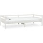 Sofá cama de madera maciza de pino blanco 90x200 cm de vidaXL, Camas y somieres - Ref: Foro24-806931, Precio: 118,66 €, Descu...