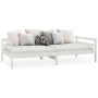 Schlafsofa aus massivem weißem Kiefernholz, 90 x 200 cm von vidaXL, Betten und Lattenroste - Ref: Foro24-806931, Preis: 110,8...