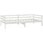 Solid white pine wood sofa bed 90x200 cm by vidaXL, Beds and slatted bases - Ref: Foro24-806931, Price: 110,87 €, Discount: %