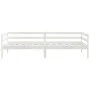 Solid white pine wood sofa bed 90x200 cm by vidaXL, Beds and slatted bases - Ref: Foro24-806931, Price: 110,87 €, Discount: %