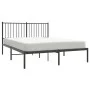 Bettgestell mit schwarzem Metallkopfteil 140x200 cm von vidaXL, Betten und Lattenroste - Ref: Foro24-350865, Preis: 100,35 €,...