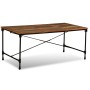 Recycled solid wood dining table 180 cm by vidaXL, Kitchen and dining tables - Ref: Foro24-243995, Price: 308,53 €, Discount: %
