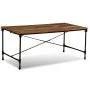 Recycled solid wood dining table 180 cm by vidaXL, Kitchen and dining tables - Ref: Foro24-243995, Price: 304,84 €, Discount: %