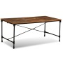 Recycled solid wood dining table 180 cm by vidaXL, Kitchen and dining tables - Ref: Foro24-243995, Price: 308,53 €, Discount: %