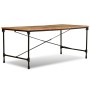 Recycled solid wood dining table 180 cm by vidaXL, Kitchen and dining tables - Ref: Foro24-243995, Price: 308,53 €, Discount: %