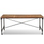 Recycled solid wood dining table 180 cm by vidaXL, Kitchen and dining tables - Ref: Foro24-243995, Price: 308,53 €, Discount: %