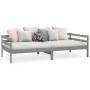 Schlafsofa aus massivem, grauem Kiefernholz, 90 x 200 cm von vidaXL, Betten und Lattenroste - Ref: Foro24-806932, Preis: 112,...