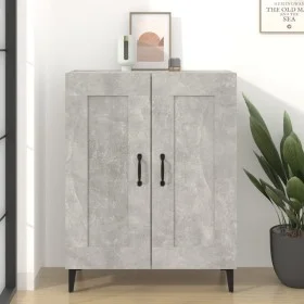 Concrete gray plywood sideboard 69.5x34x90 cm by vidaXL, Sideboards - Ref: Foro24-812145, Price: 69,16 €, Discount: %