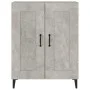 Aparador de madera contrachapada gris hormigón 69,5x34x90 cm de vidaXL, Aparadores - Ref: Foro24-812145, Precio: 69,14 €, Des...