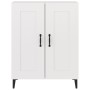 Aparador de madera contrachapada blanco 69,5x34x90 cm de vidaXL, Aparadores - Ref: Foro24-812141, Precio: 77,23 €, Descuento: %