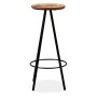 Kitchen stools 2 units recycled solid wood by vidaXL, Kitchen stools - Ref: Foro24-245445, Price: 137,27 €, Discount: %