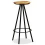 Kitchen stools 2 units recycled solid wood by vidaXL, Kitchen stools - Ref: Foro24-245445, Price: 135,33 €, Discount: %