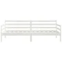 Solid white pine wood sofa bed 90x200 cm by vidaXL, Beds and slatted bases - Ref: Foro24-806936, Price: 118,81 €, Discount: %