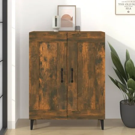 Smoked oak engineered wood sideboard 69.5x34x90 cm by vidaXL, Sideboards - Ref: Foro24-817342, Price: 60,22 €, Discount: %